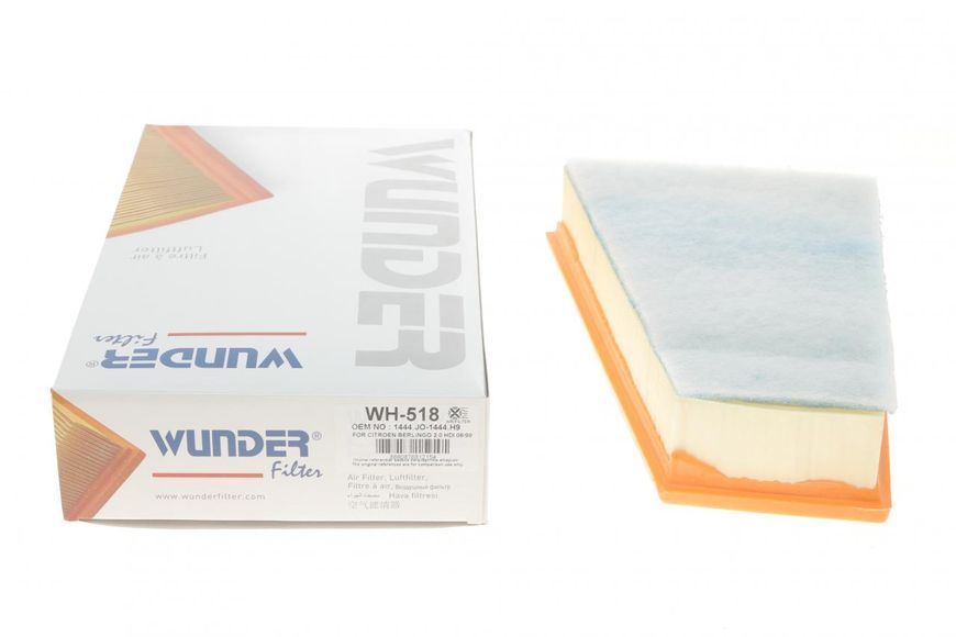 WH 518 WUNDER FILTER Фільтр повітряний Citroen Berlingo / Peugeot Partner 2.0 HDI 1999 - 2003 WH 518 фото