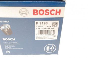 1 457 429 198 BOSCH Фільтр масляний Renault Master / Trafic / Opel Movano / Vivaro 2.2 - 2.5 DCI / DTI 2001- 1 457 429 198 фото
