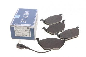 025 231 3119/W MEYLE Колодки гальмівні передні VW Caddy III 2004- (з датчиками) (вушка вгору) 025 231 3119/W фото