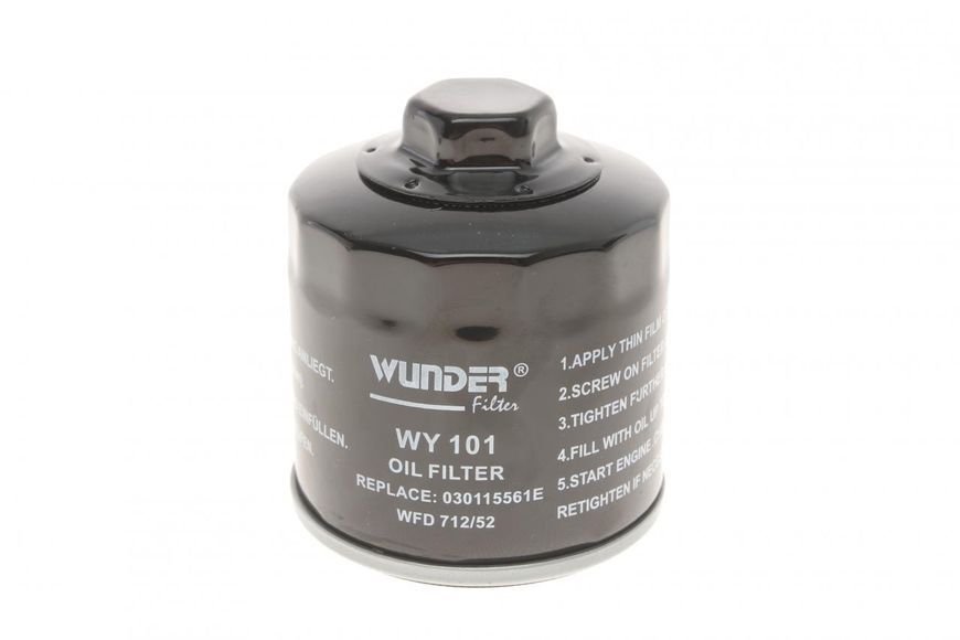 WY 101 WUNDER FILTER Фільтр масляний VW Caddy II/III/Golf III/IV/Polo 1.4 - 1.6 WY 101 фото