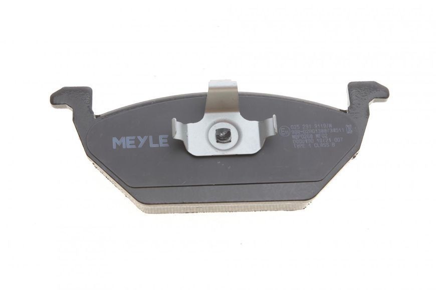 025 231 3119/W MEYLE Колодки гальмівні передні VW Caddy III 2004- (з датчиками) (вушка вгору) 025 231 3119/W фото