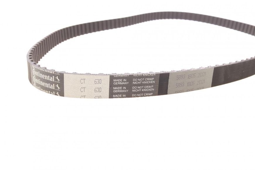 CT 630 CONTITECH Ремінь ГРМ VW Golf III / Passat B3 / Audi 80 / 100 / A6 1990 - 2003 (124 z) CT 630 фото