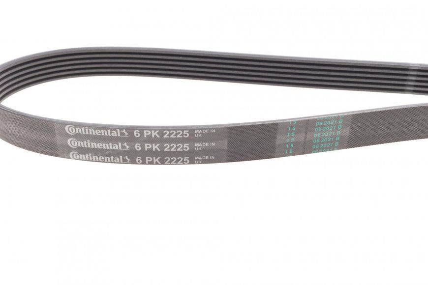 6 PK 2225 CONTITECH Ремінь струмковий VW T4 2.5 TDI (+ AC) 6 PK 2225 фото