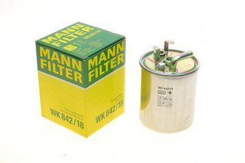 WK 842/18 MANN-FILTER Фільтр паливний MB Sprinter 901 - 904 / Vito 638 CDI (OM 611 - 612) (з підігрівом) WK 842/18 фото