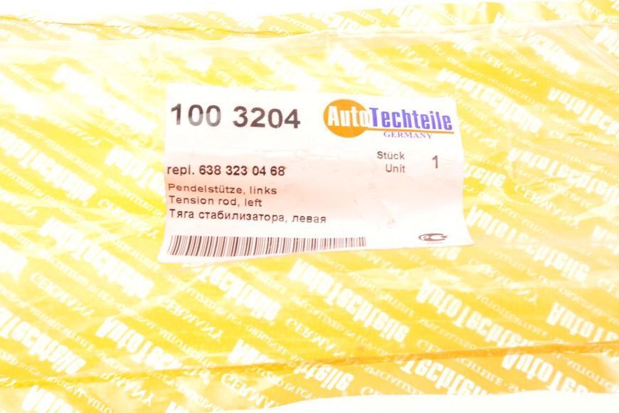 100 3204 AUTO TECHTEILE Тяга переднього стабілізатора MB Vito 638 CDI 1999 &ndash; 2003 L 100 3204 фото