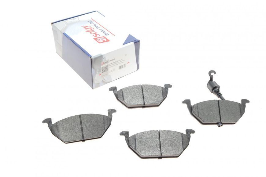 209013 SOLGY Колодки гальмівні передні VW Caddy III 2004- (з датчиками) (вушка вгору) 209013 фото
