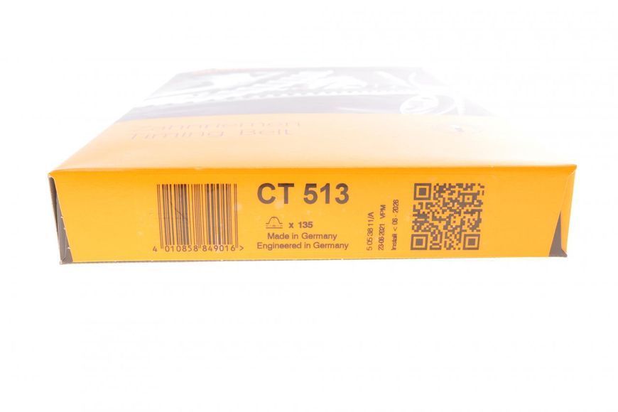 CT 513 CONTITECH Ремінь ГРМ VW 1.6 D/TD (135 z) CT 513 фото