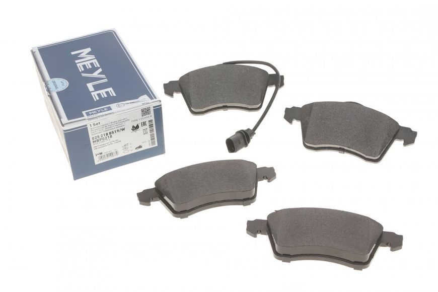 025 218 8519/W MEYLE Колодки гальмівні передні VW T4 2.5 TDI 1997- (з датчиками) 025 218 8519/W фото