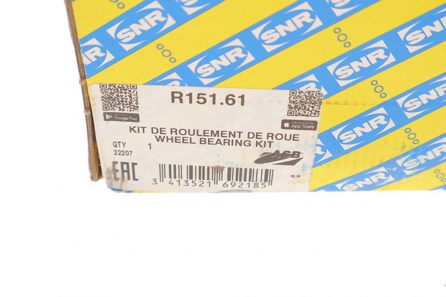 R151.61 SNR Підшипник передньої маточини MB ML / GL W166 2011 - 2015 / GLE W166 2015- R151.61 фото