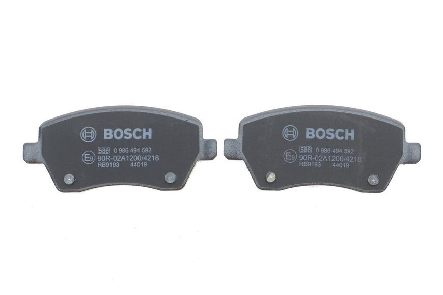0 986 494 592 BOSCH Колодки гальмівні передні Renault Kangoo 2008- / MB Citan W415 2012- (система TRW) 0 986 494 592 фото