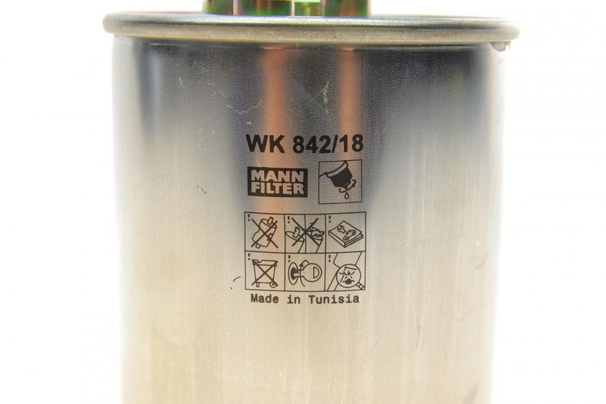 WK 842/18 MANN-FILTER Фільтр паливний MB Sprinter 901 - 904 / Vito 638 CDI (OM 611 - 612) (з підігрівом) WK 842/18 фото