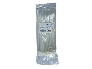 DAW 0460250 DEKSAUTO Хомут нейлоновий (білий) (5x250) DAW 0460250 фото