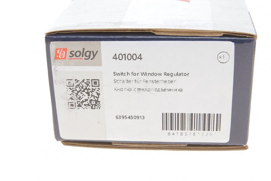 401004 SOLGY Кнопки склопідйомника MB Vito 639 (блок) (+ регулювання дзеркал) L 401004 фото