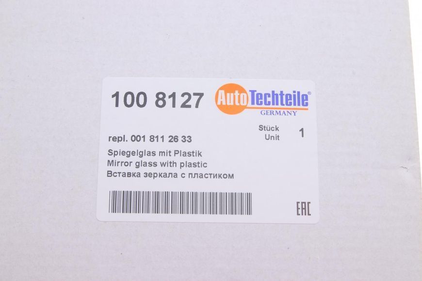 100 8127 AUTO TECHTEILE Вставка зовнішнього дзеркала MB Vito 638 L-R (без підігріву) (з рамкою) 100 8127 фото