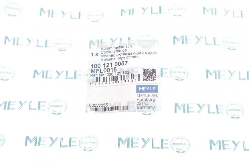 100 121 0057 MEYLE Флянець охолоджувальної рідини VW T5 1.9 - 2.5 TDI 100 121 0057 фото