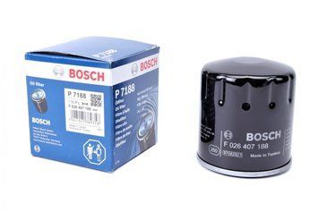 F 026 407 188 BOSCH Фільтр масляний Ford Transit V-347 2.2 TDCI / Fiat Ducato / Peugeot Boxer 2.2 HDI 2011- F 026 407 188 фото