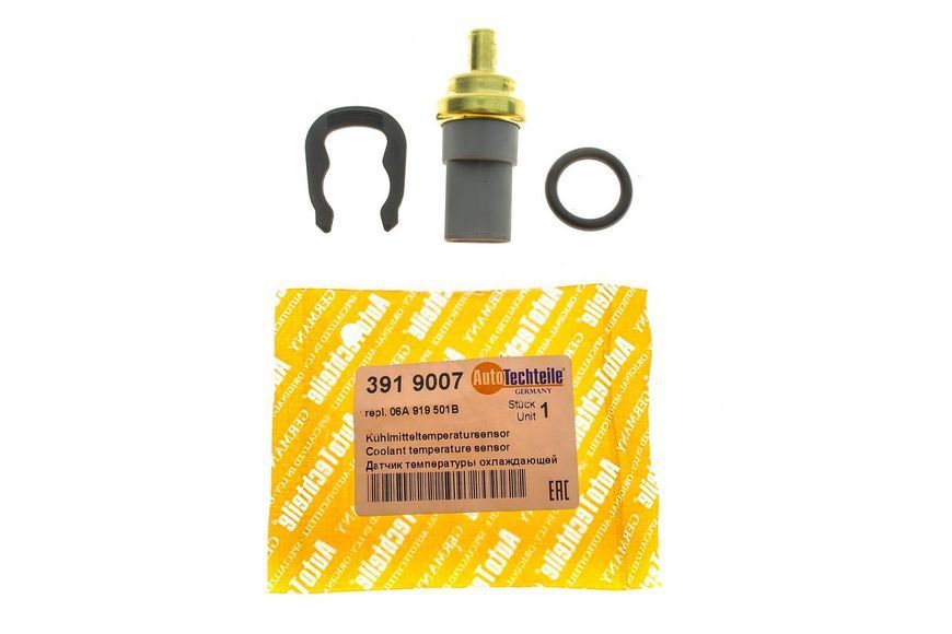 391 9007 AUTO TECHTEILE Датчик температури охолоджувальної рідини VW Crafter/T5/Caddy III (сірий) 391 9007 фото