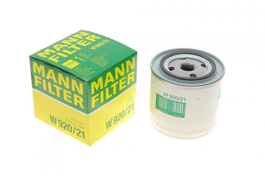 W 920/21 MANN-FILTER Фільтр масляний Lada Niva / Nova / Toscana 1981 - 2012 (високий) W 920/21 фото