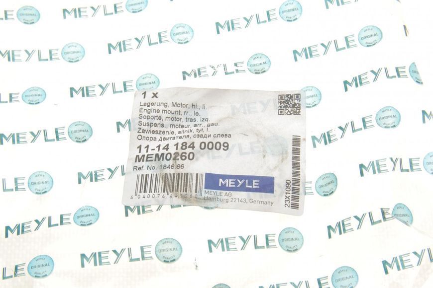 11-14 184 0009 MEYLE Подушка КПП Fiat Ducato / Peugeot Boxer / Citroen Jumper 1994 - 2006 11-14 184 0009 фото
