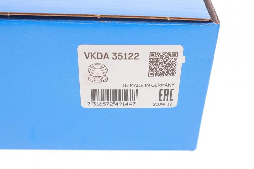 VKDA 35122 SKF Подушка передньої стійки VW Caddy III 2004-(з підшипником) VKDA 35122 фото