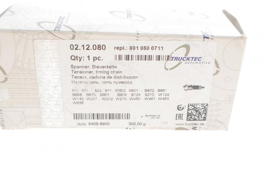 02.12.080 TRUCKTEC AUTOMOTIVE Гідронатягувач ланцюга MB (OM 601 - 602 - 603) 02.12.080 фото