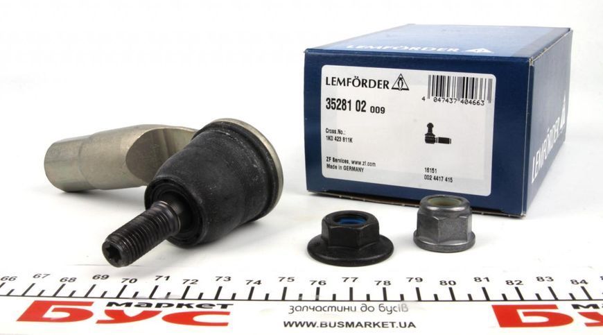 35281 01 LEMFORDER Накінечник кермової тяги VW Caddy III 2004-L 35281 01 фото