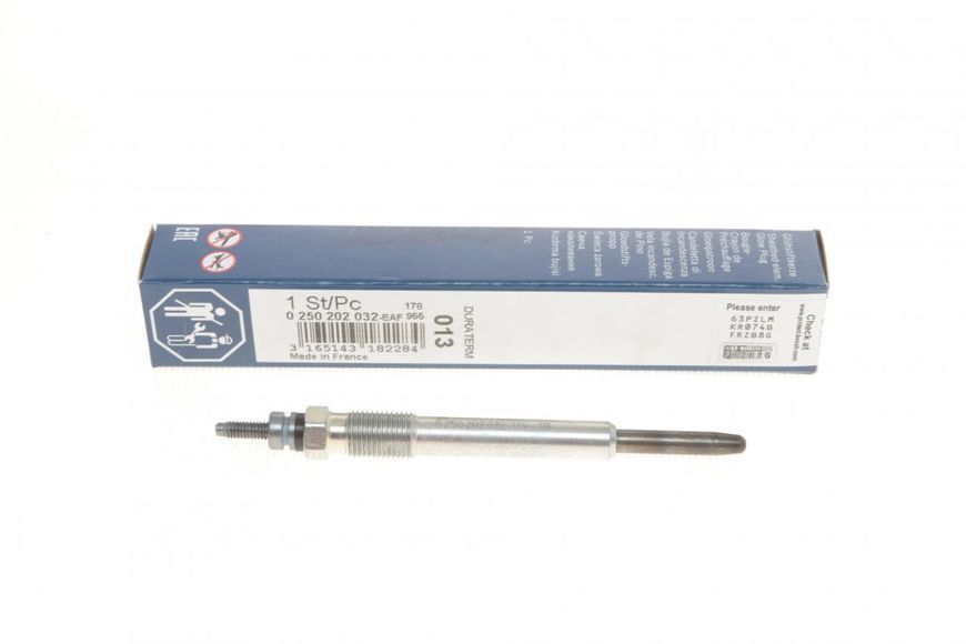 0 250 202 032 BOSCH Свічка розжарювання Fiat Ducato / Scudo / Peugeot Boxer / Citroen Berlingo 2.0 - 2.2 JTD / HDI 1999- 0 250 202 032 фото