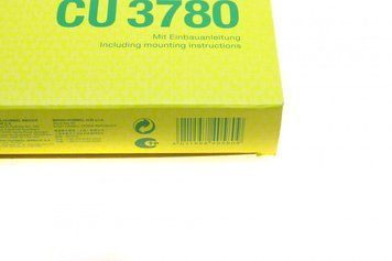 CU 3780 MANN-FILTER Фільтр салону MB A-class W168 1997- / Vaneo W414 2002- CU 3780 фото