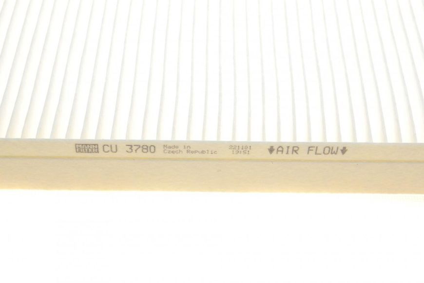 CU 3780 MANN-FILTER Фільтр салону MB A-class W168 1997- / Vaneo W414 2002- CU 3780 фото