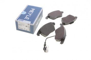 025 235 8720/W MEYLE Колодки гальмівні передні VW Caddy III 2004- (без датчиків) (вушка вниз) 025 235 8720/W фото