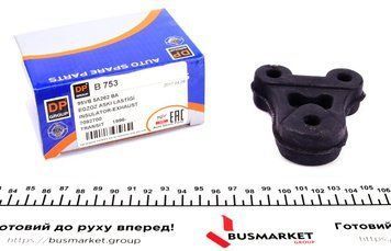 B-753 DP Гумка глушника Ford Transit 1994 - 2000 (трикутник) B-753 фото