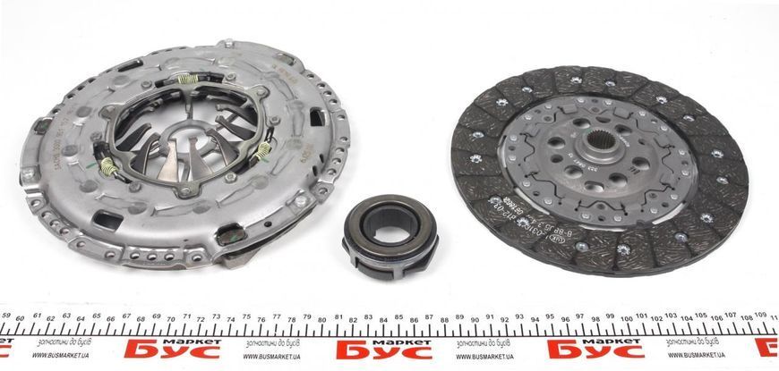 3000 951 153 SACHS Комплект зчеплення VW T5 1.9 TDI (63 - 77 кВт) 2003-/2.0 TDI (62 - 84 кВт) 2011- 3000 951 153 фото