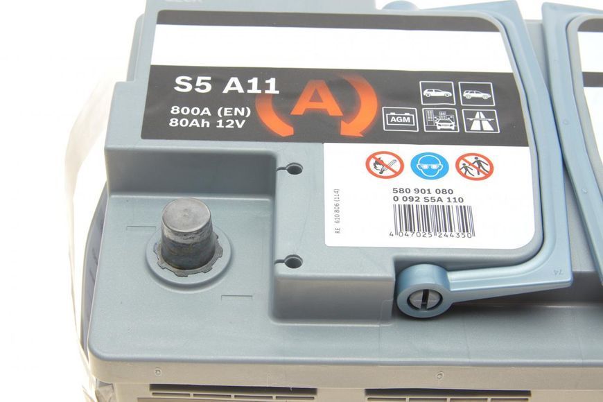 0 092 S5A 110 BOSCH Акумулятор 80 Ah / 800A 0 092 S5A 110 фото