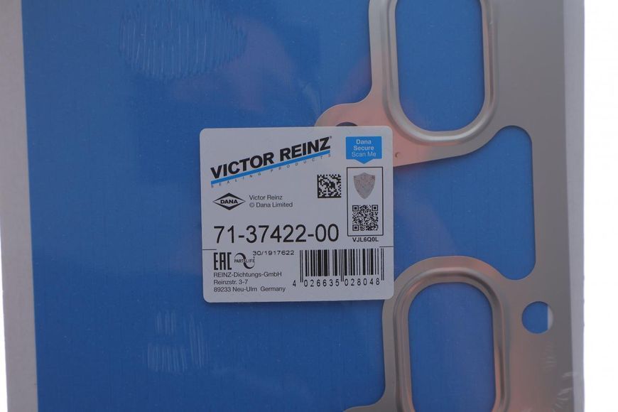 71-37422-00 VICTOR REINZ Прокладка випускного колектора VW T5 2.0 TDI / Caddy III 1.6 - 2.0 TDI 2010- 71-37422-00 фото
