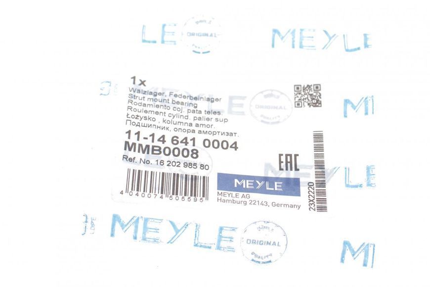 11-14 641 0004 MEYLE Підшипник подушки передньої стійки Fiat Ducato / Peugeot Boxer / Citroen Jumper 2002- 11-14 641 0004 фото
