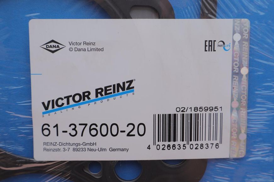 61-37600-20 VICTOR REINZ Прокладка ГБЦ VW Crafter / T5 / Caddy III 2.0 TDI 2009 - (III) 61-37600-20 фото