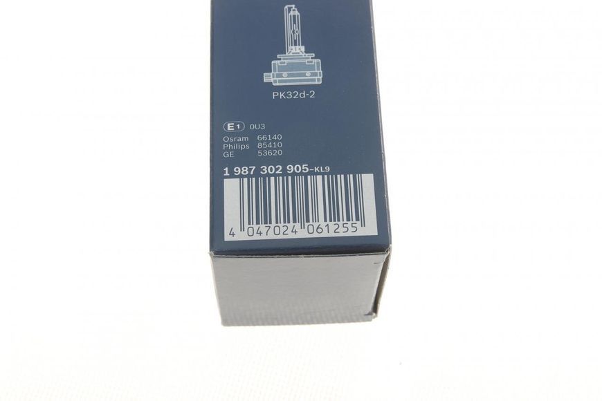 1 987 302 905 BOSCH Лампочка ксенон VW/MB (D1S) (85V/35W) PK32D/2 4300K 1 987 302 905 фото