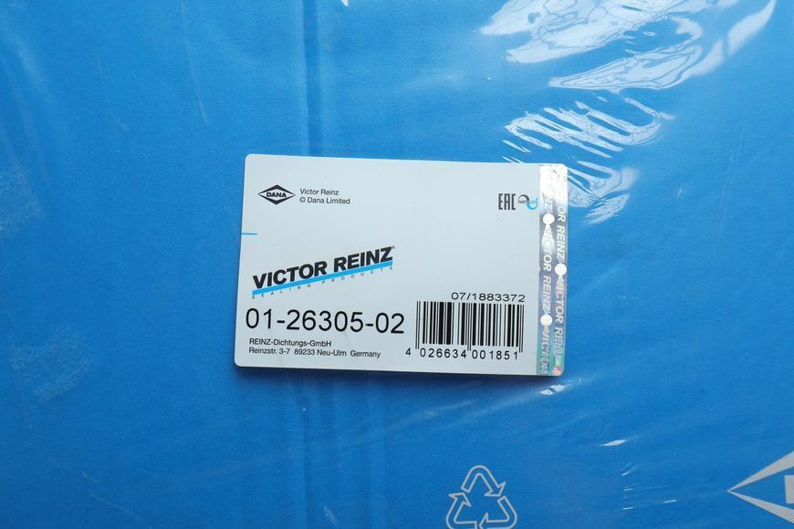 01-26305-02 VICTOR REINZ Комплект прокладок (верхні + нижні) MB 609-811-814 (OM 364) 01-26305-02 фото