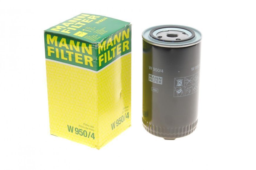 W 950/4 MANN-FILTER Фільтр масляний VW LT 2.4 D/TD/T4 2.4 D - 2.5 TDI W 950/4 фото