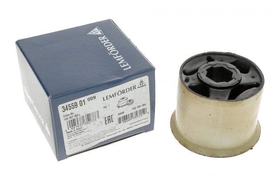 34559 01 LEMFORDER Сайлентблок переднього важеля VW Caddy III 2004 (задній) (без кронштейна) 34559 01 фото