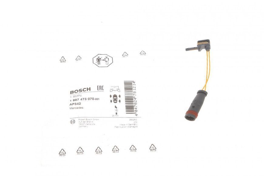 1 987 473 070 BOSCH Датчик зносу гальмівних колодок MB W220/W211/W166 (задній) 1 987 473 070 фото