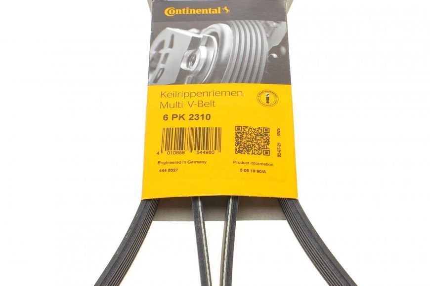 6 PK 2310 CONTITECH Ремінь струмковий MB Sprinter 901 - 904 (із зовнішнім кондиціонером) 6 PK 2310 фото