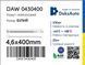 DAW 0430400 DEKSAUTO Хомут нейлоновий (білий) (4,6x400) DAW 0430400 фото 2