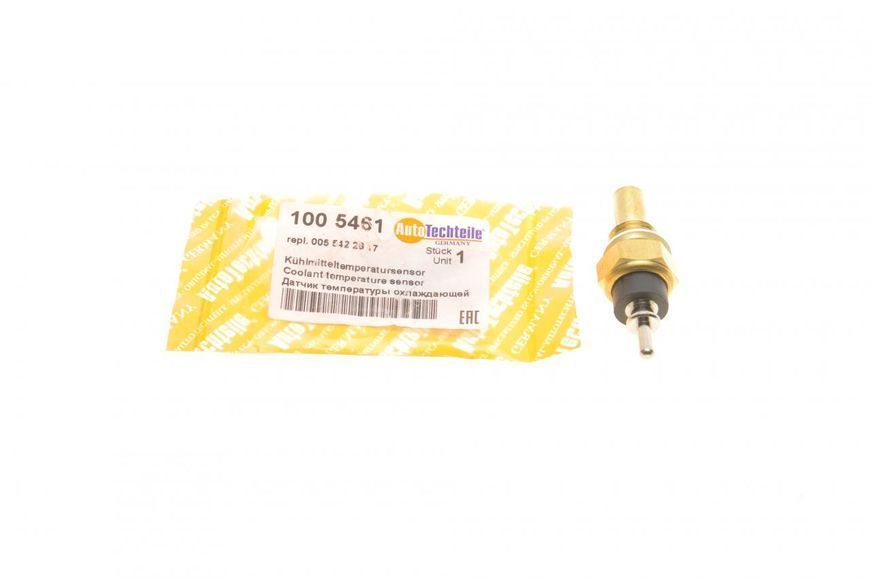 100 5461 AUTO TECHTEILE Датчик температури охолоджувальної рідини MB OM 615 - 617 - 601 - 602 (1 контакт) 100 5461 фото