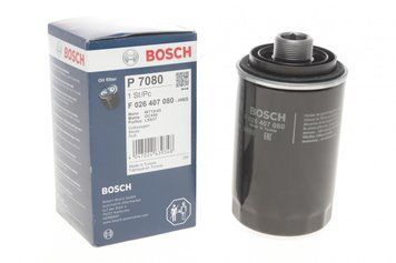 F 026 407 080 BOSCH Фільтр масляний VW / Audi / Skoda 1.8 - 2.0 TSI 2005- F 026 407 080 фото