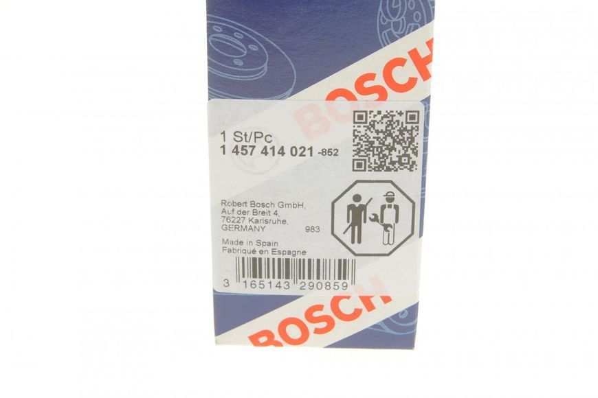 1 457 414 021 BOSCH Штуцер паливного фільтра (клапан) VW LT (пластик) 1 457 414 021 фото