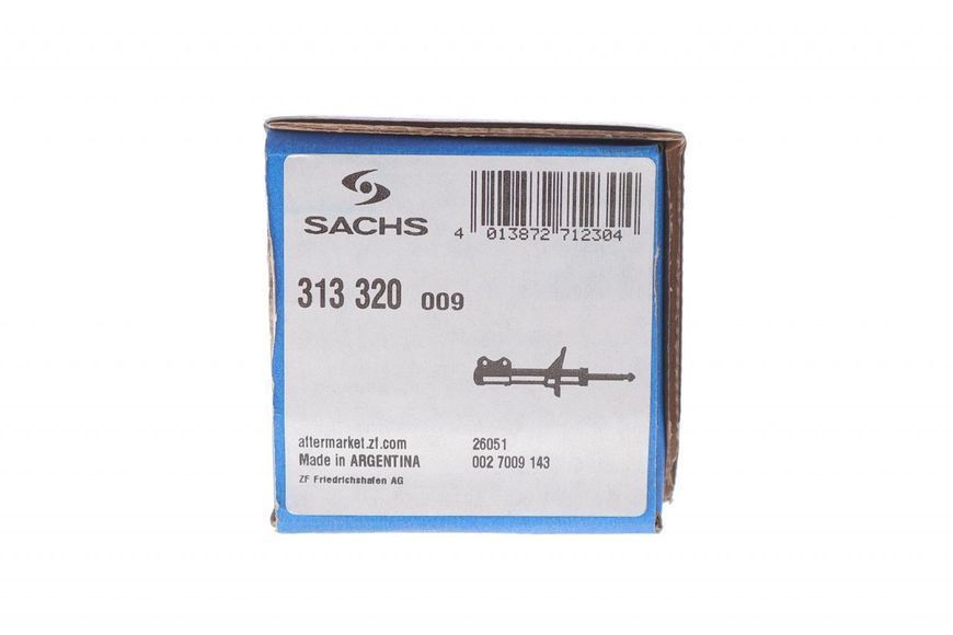 313 320 SACHS Амортизатор задній VW Caddy III 2004- 313 320 фото