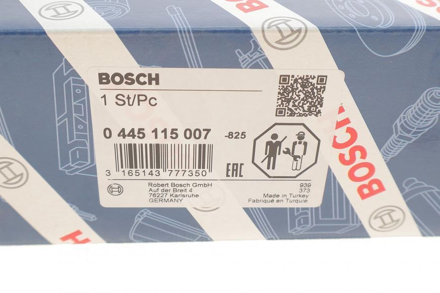 0 445 115 007 BOSCH Форсунка Renault Trafic / Opel Vivaro 2.0 DCI / CDTI 0 445 115 007 фото