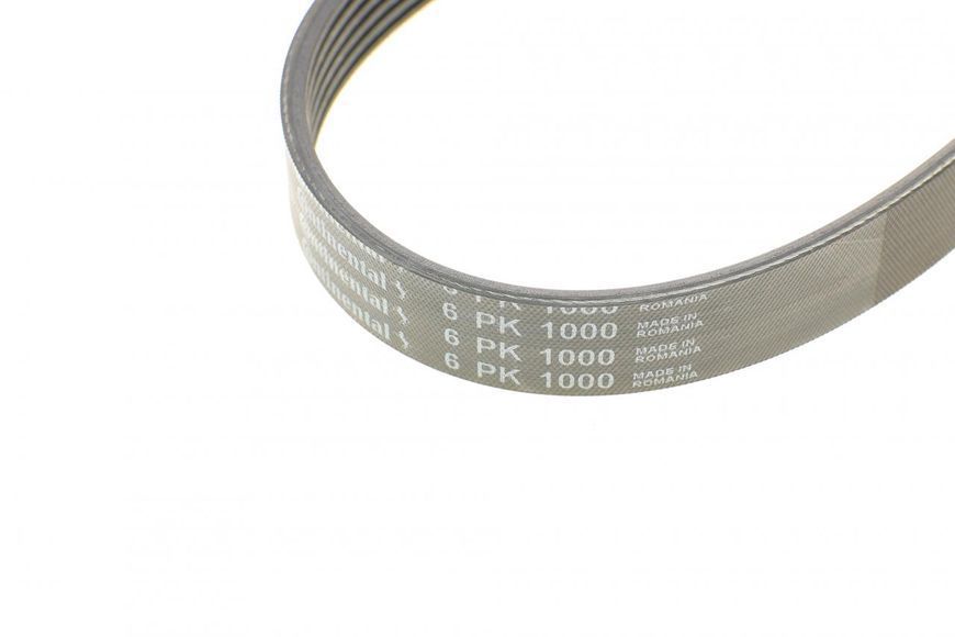6 PK 1000 CONTITECH Ремінь струмковий MB 208 - 308 (без ГУР) 6 PK 1000 фото