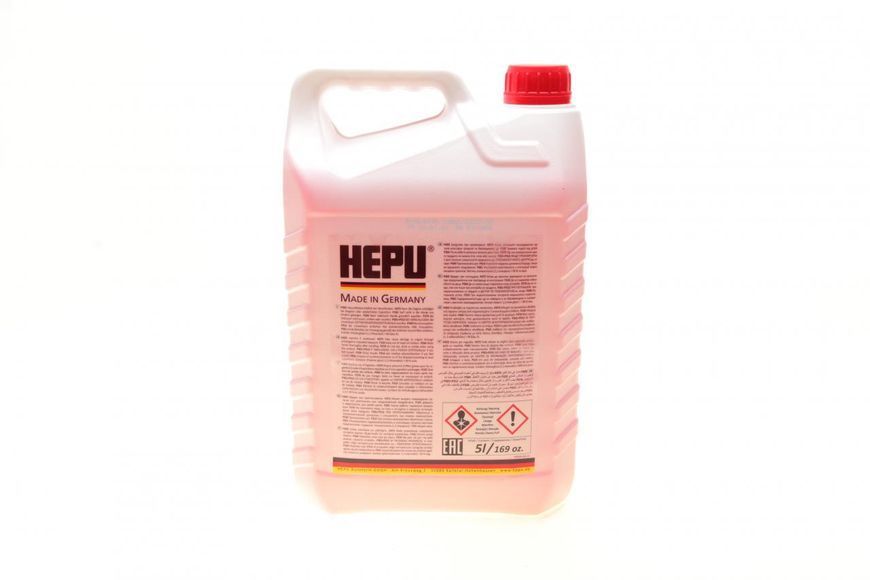 P999-G12-005 HEPU Антифриз (концентрат) червоний 5 л. P999-G12-005 фото